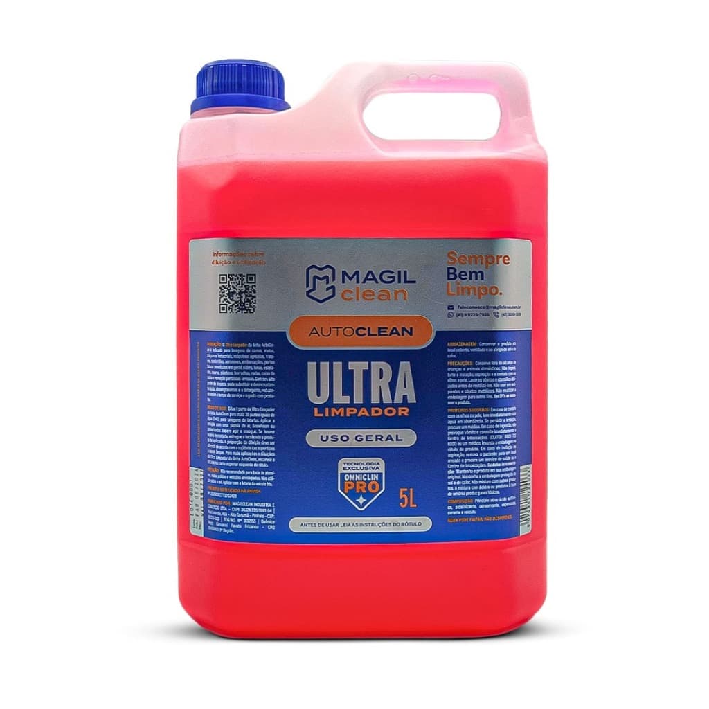 ULTRA LIMPADOR AUTOCLEAN | magilclean SHAMPOO AUTOMOTIVO 5L