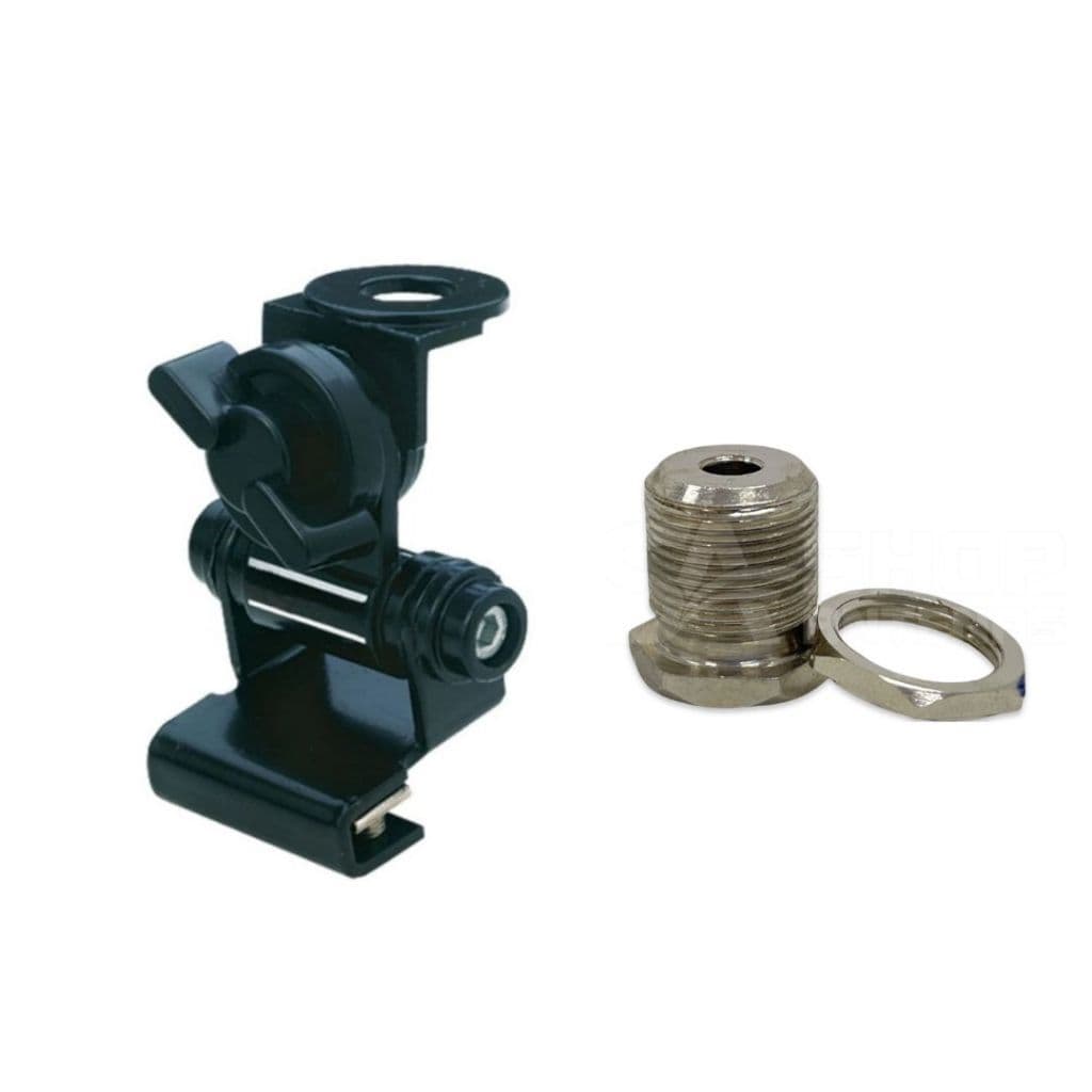 Suporte Bi Articulado Antena Px Porta-malas Carro + Parafuso Enfeite