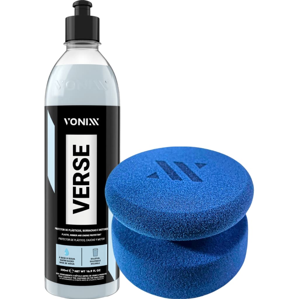 Restaurador De Plástico E Borracha Verse Aplicador Ergonômico