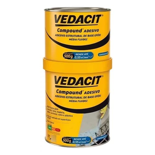 COMPOUND ADESIVO 500g VEDACIT