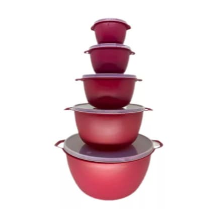 Kit 5 Vasilhas Bowl Plástica Caçarola