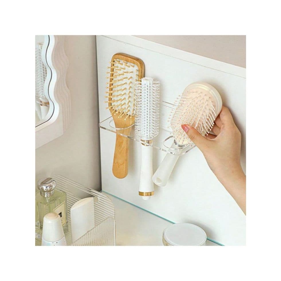 organizador de escova cabelo banheiro organizador