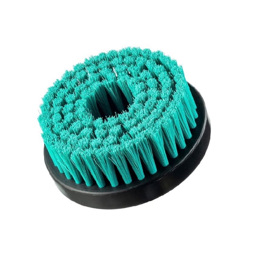 Escova Rotativa Limpa Estofados 120mm Auto Crazy Verde Macia