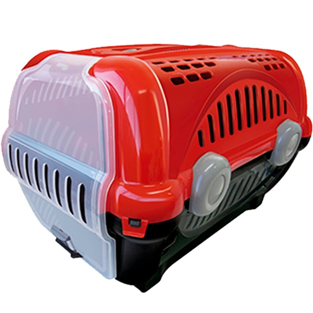 Caixa de Transporte Furacao Pet Luxo Vermelho N2