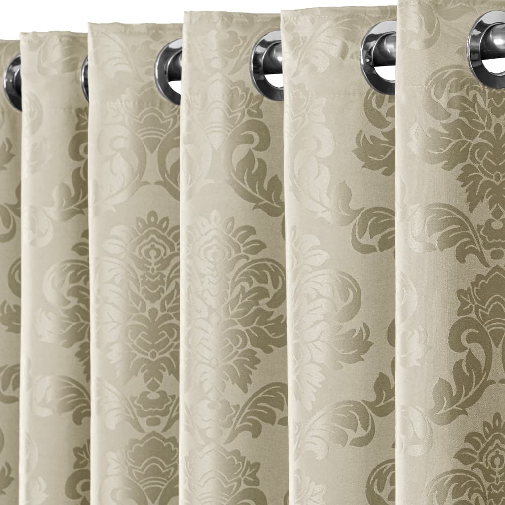 Cortina Jacquard Sala E Quarto 4,00 mts X 2,60mts Tecido Importado Semi Blackout Envio Imediato