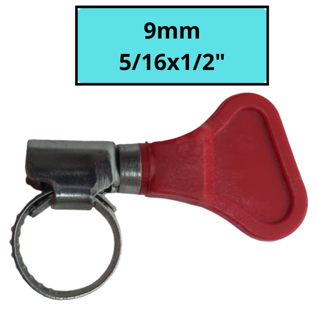 Abraçadeira Metálica para Mangueira  Fixação Segura, Ajustável e Resistente 9mm 5/16x1/2"