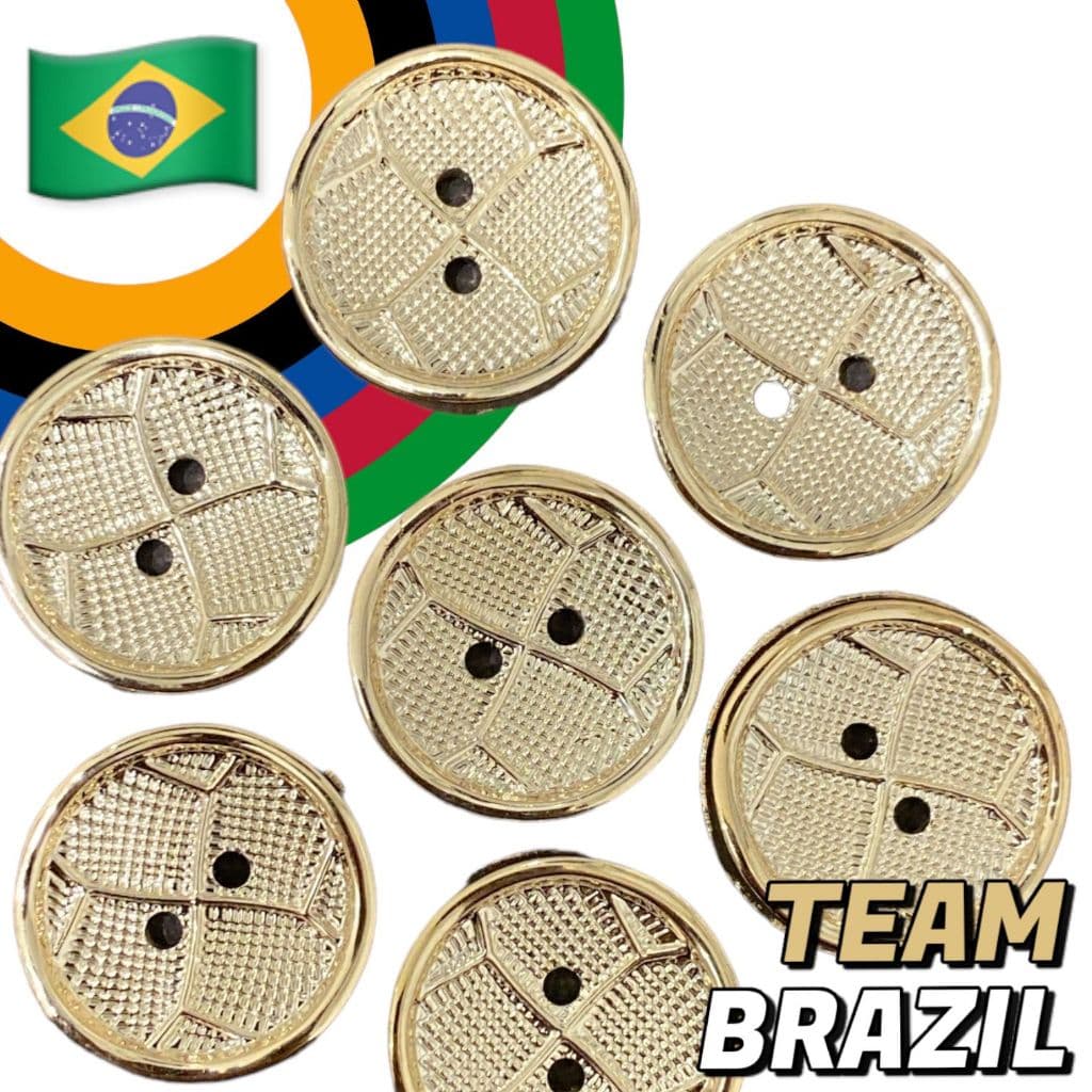 BOTAO DOURADO PARA COSTURA,PLASTICO,PACOT COM 100PECAS PJ12.