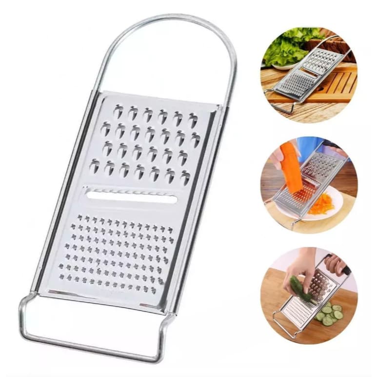 Ralador Metal 1 Face 30cm Para Alimentos verduras Metal inox
