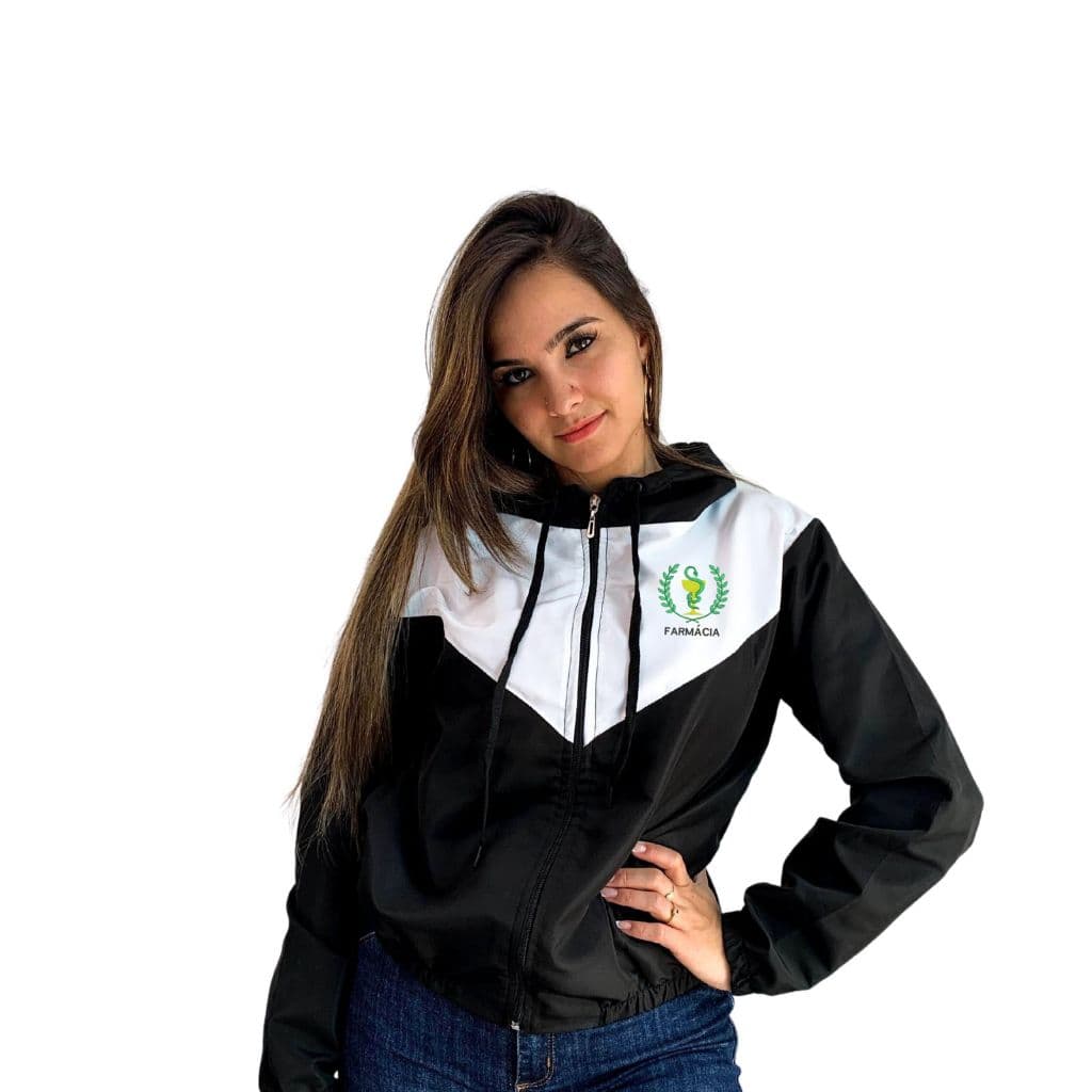 Corta-Vento Feminina ou Masculina Profissões Farmácia