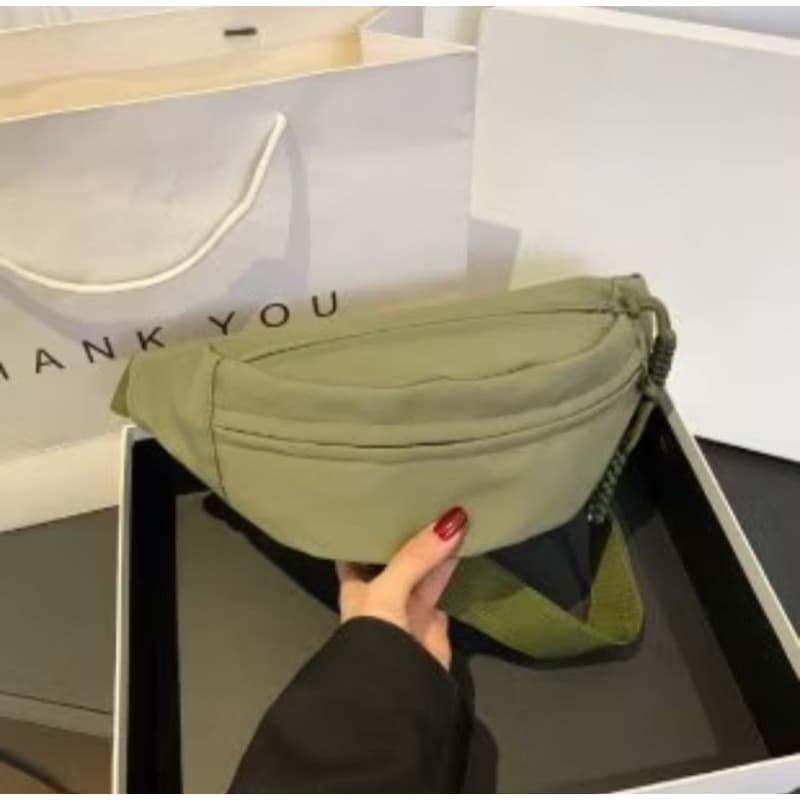 bolsa casual simples esportiva de peito saco*de lona