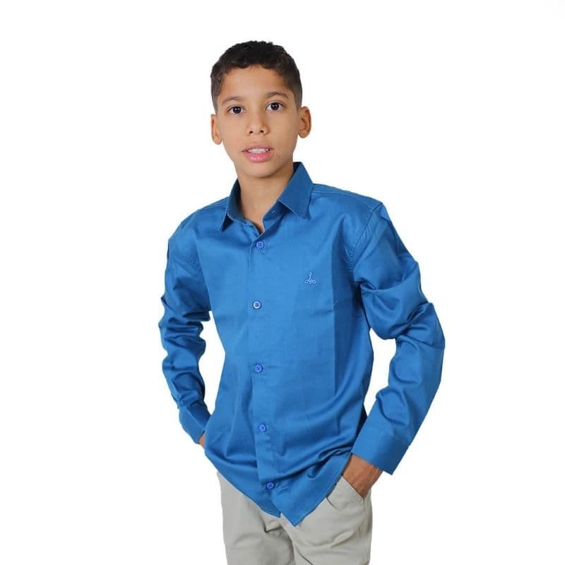 Camisa Social Infantil e Juvenil Alfa Super Elegante