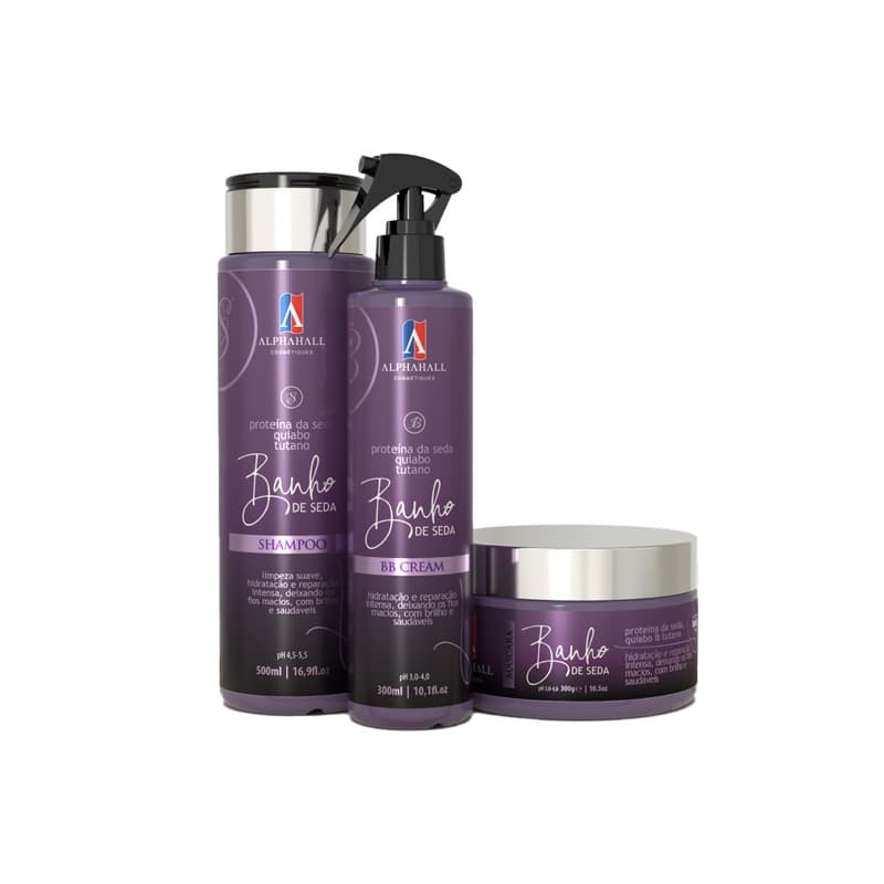 Kit Banho de Seda manuntencao