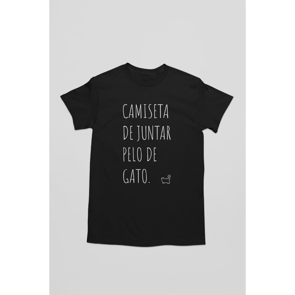 Camiseta De Juntar Pelo De Gato Camisa Pet Love Gatinho 100% Algodão Unissex T-shirt Fofa