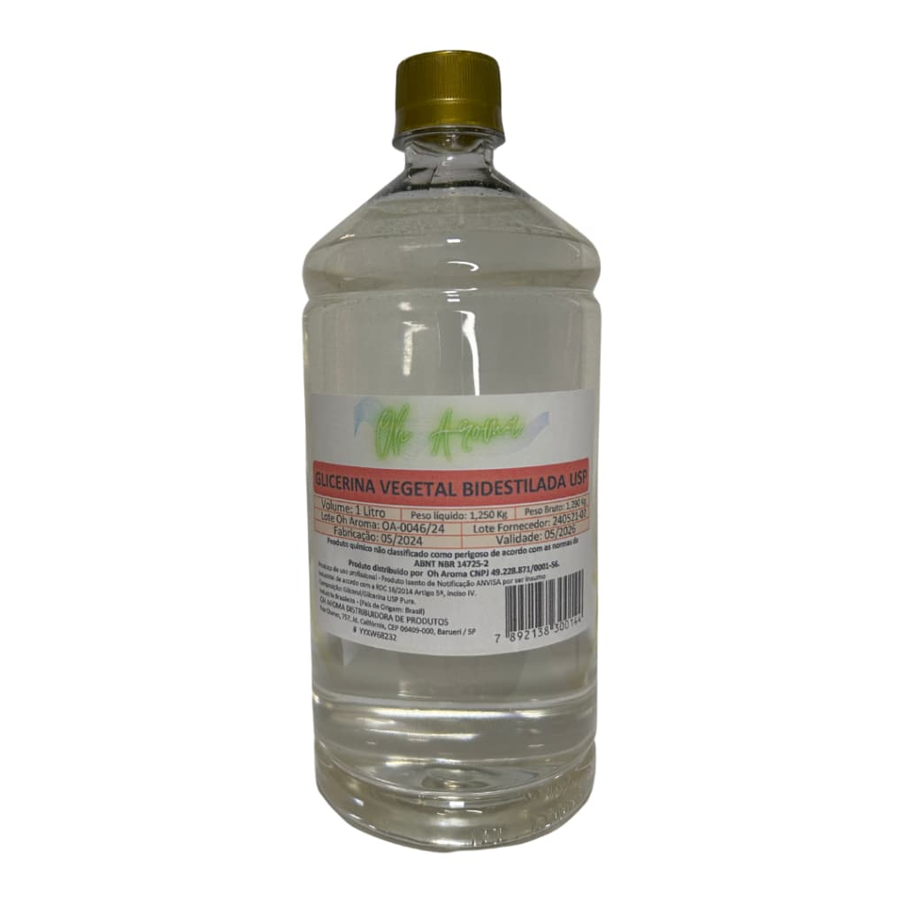 Glicerina Vegetal Usp 1 Litro Alimentos Saborosos 100% Puro
