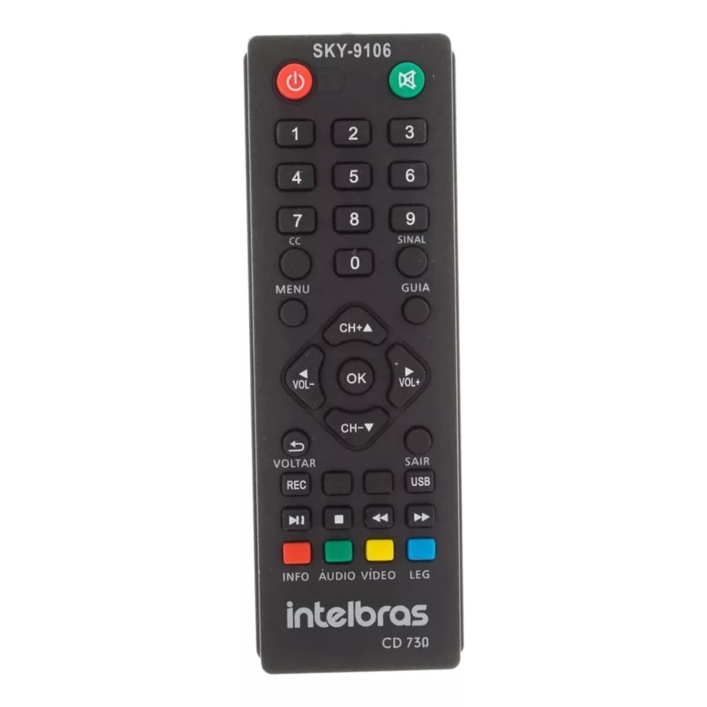 Controle Remoto Intelbras Cd730 FBG 9106 SKY 9106 LE 7976