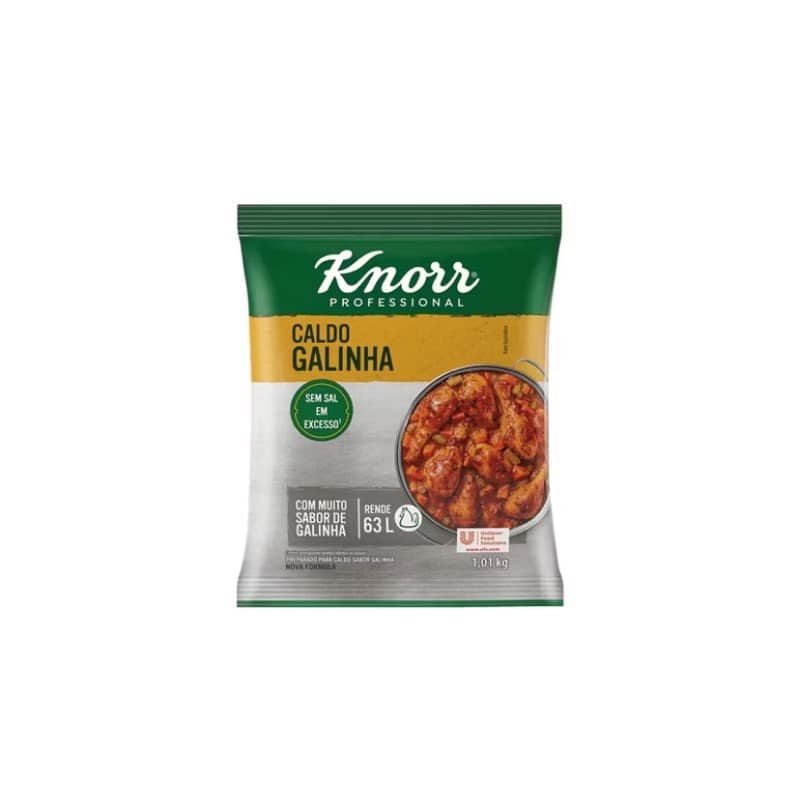 Caldo Em Pó Galinha Knorr Mais Sabor Pacote 1,01kg Envio Já