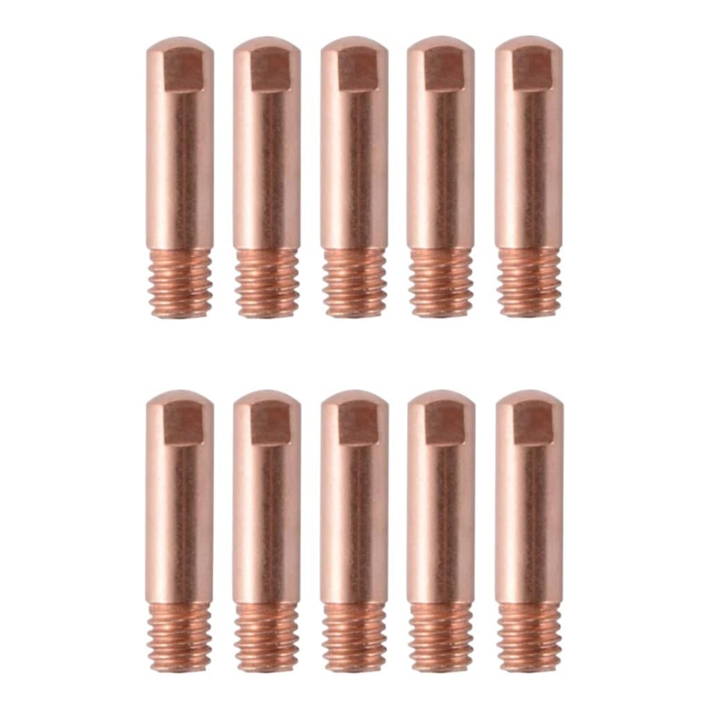 Bico Contato 1.0mm M6 Tocha Solda Mig - Mig Sem Gás C/ 10 Pç