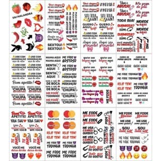 188 Tatuagem Temporária - Tatuagem Falsa SEX SHOP