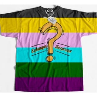Camiseta Estampa Surpresa Queima de Estoque Promoção Garanta a Sua!!