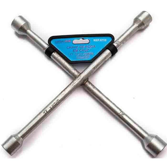 Chave De Roda Cruz Para Automóveis 17x19x21x23 1 Linha Pró