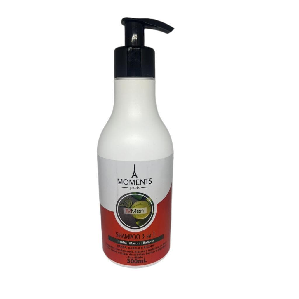 Shampoo 3x1 Men 300ml Moments Paris