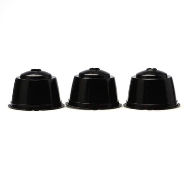 10 Kit Reutilizável Para Dolce Gusto Nescafe Copo De Cápsula De Café Filtro Preto