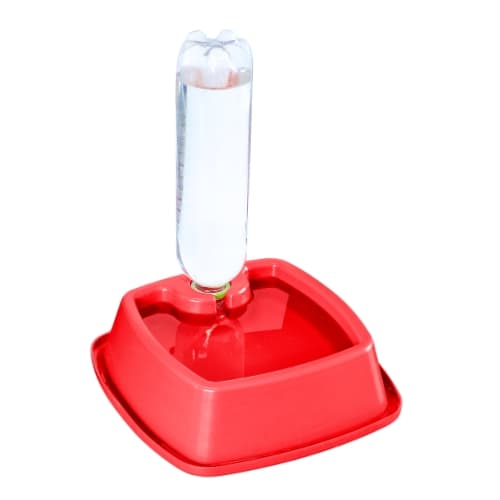Bebedouro Para Cachorro e Gato Quadrado 450ml Anti-Formiga Leve Mais e Pague Menos Preço de Atacado