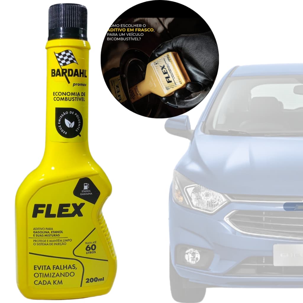 Aditivo De Combustivel Flex Bardahl 200 Ml Veiculos Flex