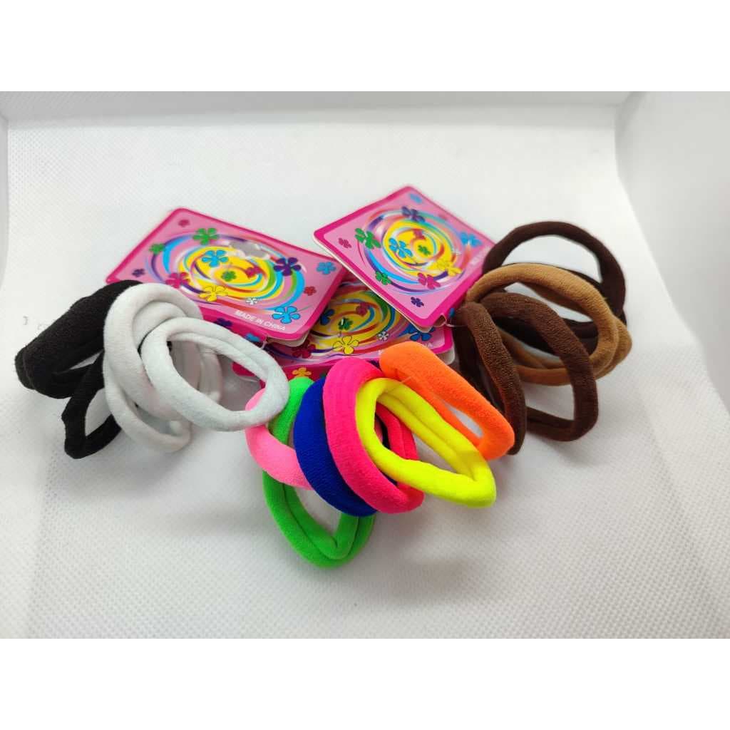kit 6 cartelas de  elastico modelos variados
