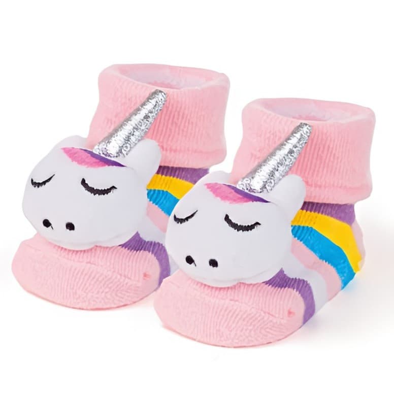 Meias 3d Pantufas Anti-Derrapante 3D Bichinhos Infantil Presente para bebê