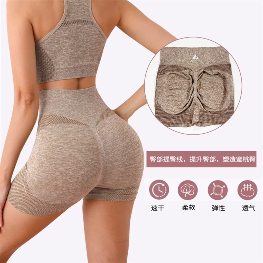CONJUNTO Academia Esportivo Fitness Confortável Cintura Alta Modeladora Empina o Bumbum
