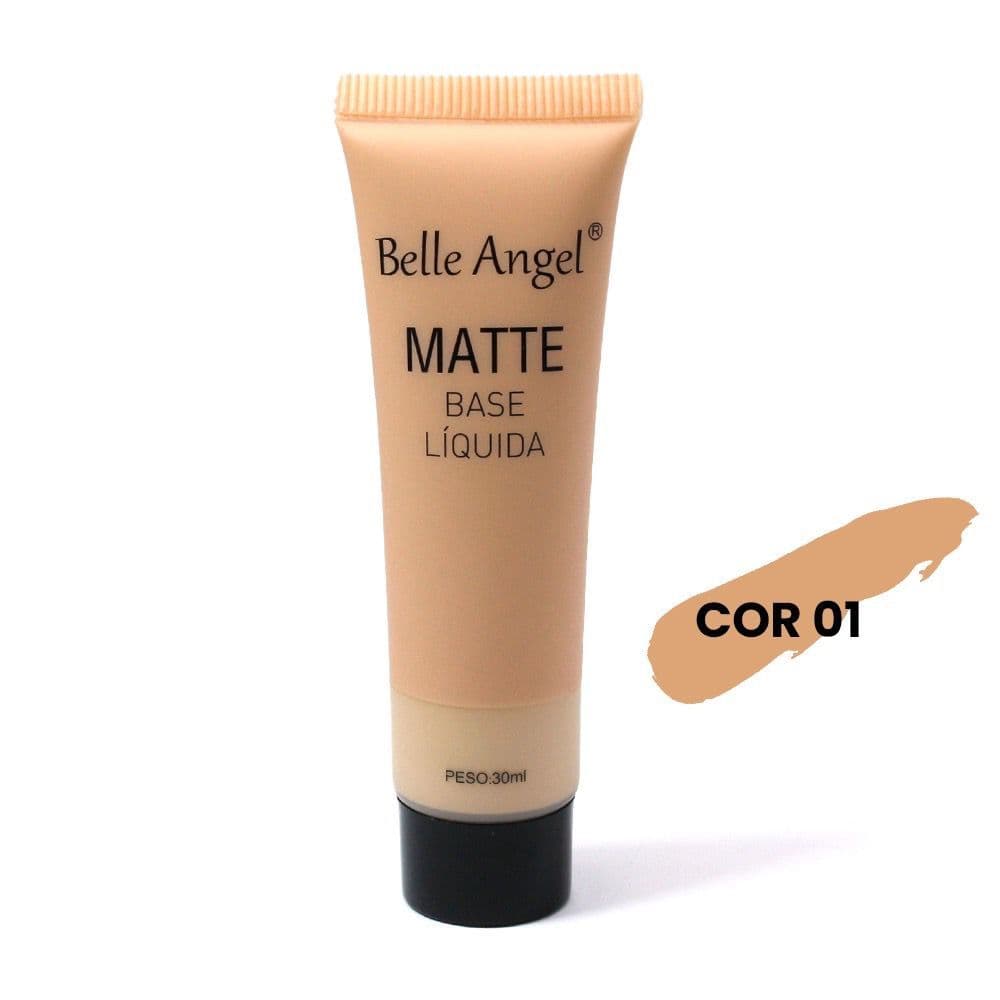 Base Líquida Acabamento Efeito Matte 30ml Vários Tons Belle Angel