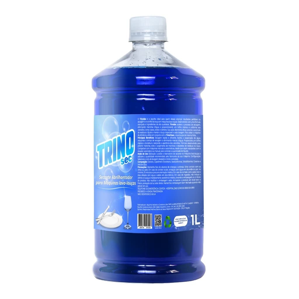Secante Trino Para Maquinas Lava Louças 1 Litro