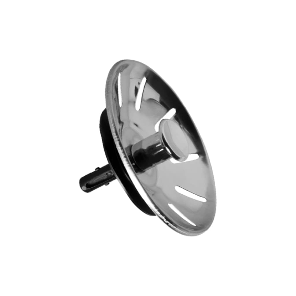 Cestinha Peneira AvulsaInox p/Válvula Pia 4.1/2" c/Pino Plástico Cromado