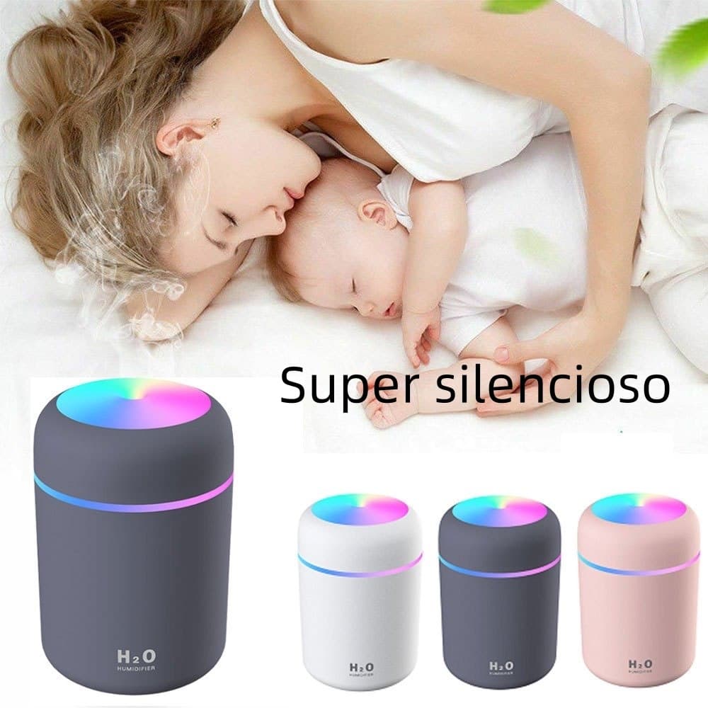 Umidificador e Purificador de ar/Umidificadores domésticos com luzes LED