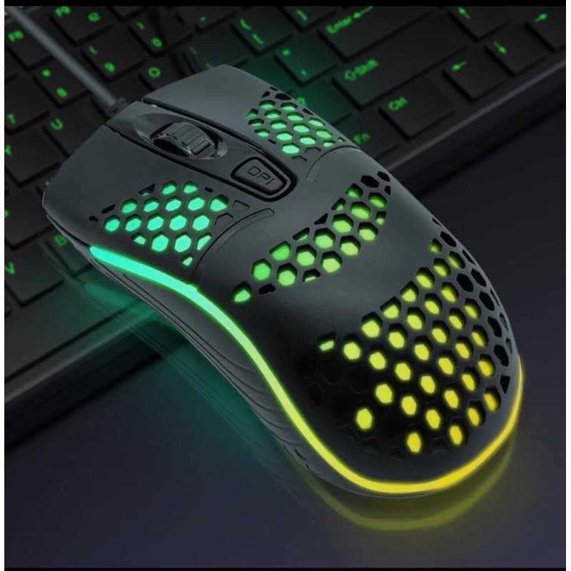 Mouse Óptico Led 100Dpi Knup mu010 Preto
