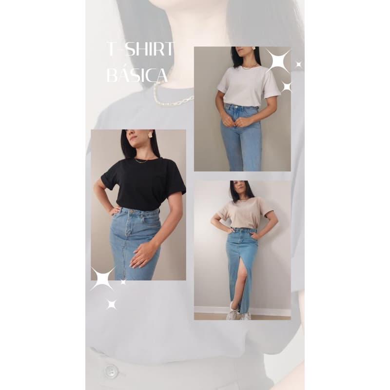 kIT 3 BLUSA BÁSICA LAURA