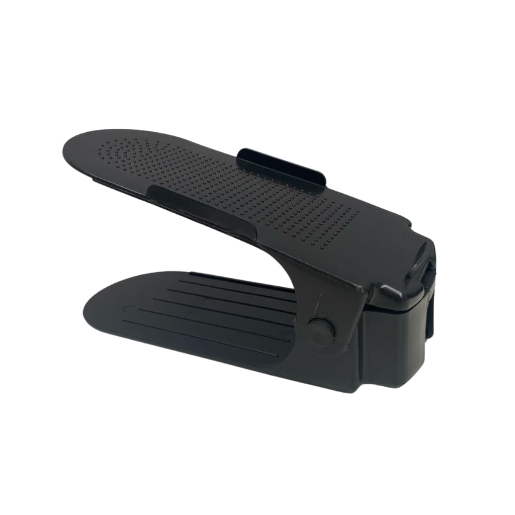 Kit 4 Organizador de Sapato Tênis Calçado Salto Com Regulagem de Altura Preto