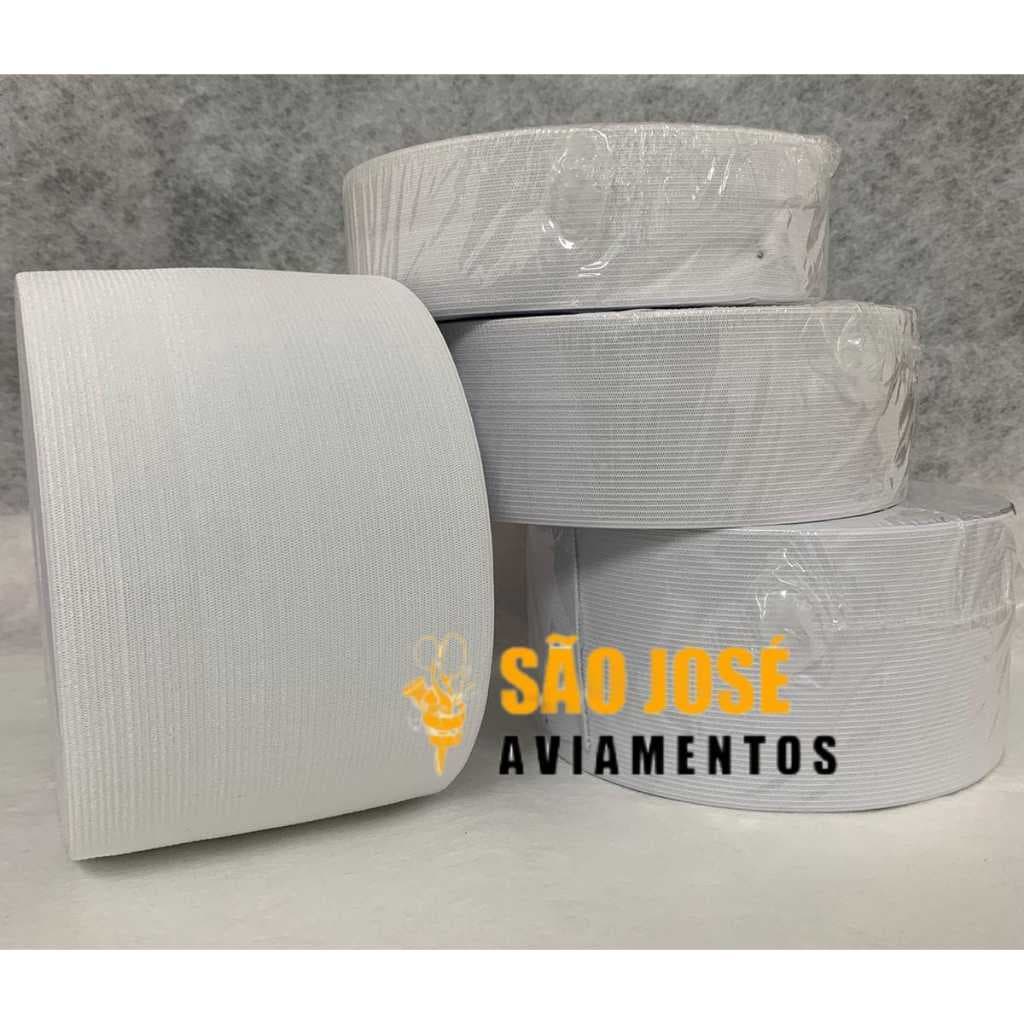 Fita Elástica chata para costura de roupas e acessórios de costura 25M