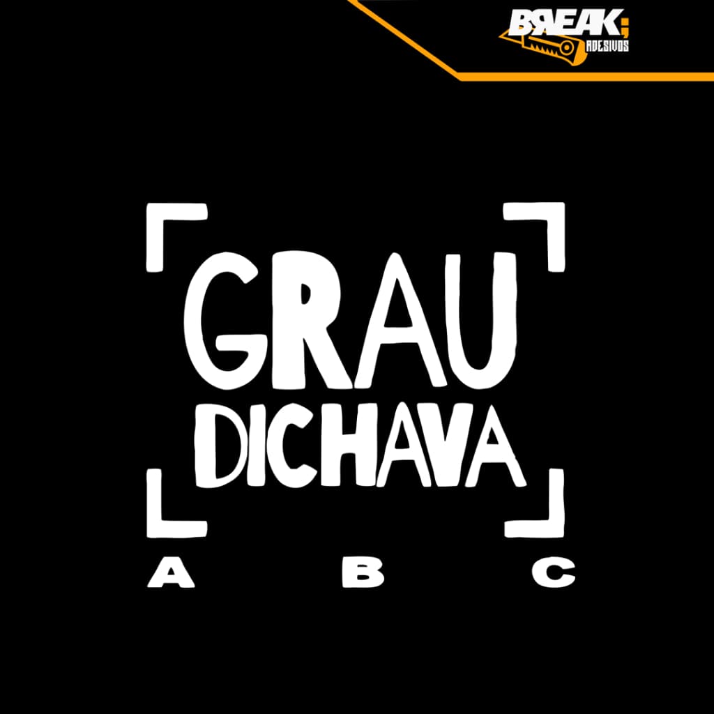 Adesivo Grau Dichava ABC Tanque/Moto