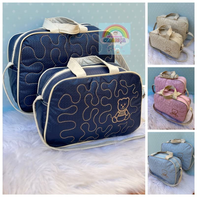 Bolsa Kit Maternidade Cores do  Bebê menino Barata e Disponivel