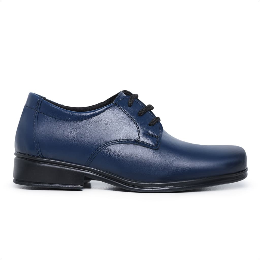 Sapato Social Masculino Infantil Amarrar 20 ao 36 Azul Marinho, Casamento, Pajem, Formatura, Festas, EXCLUSIVO ORIGINAL SANCLEY !!!!!!!!!!