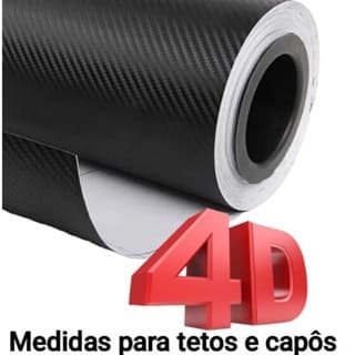 Adesivo Automotivo para Carro Moto  Envelopamento fibra de carbono 4D varias medidas