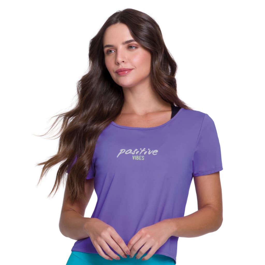 Camiseta Manga Curta Sport Feminino Proteção Solar Fitness Selene