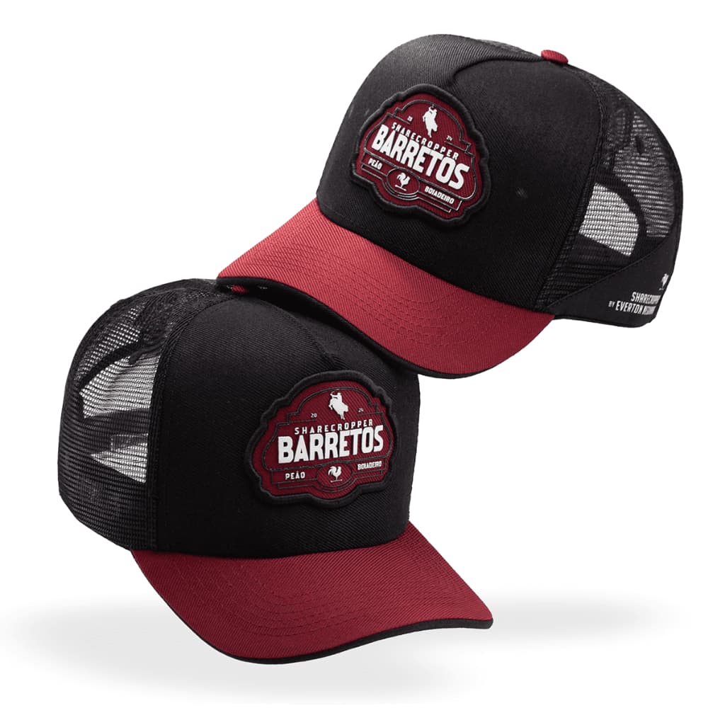 Boné Festa Do Peão Barretos Linha Country Trucker Telinha