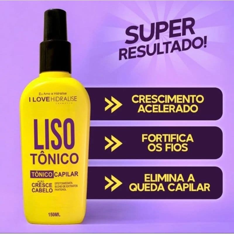 Tônico Capilar Liso Tônico - Hidralise