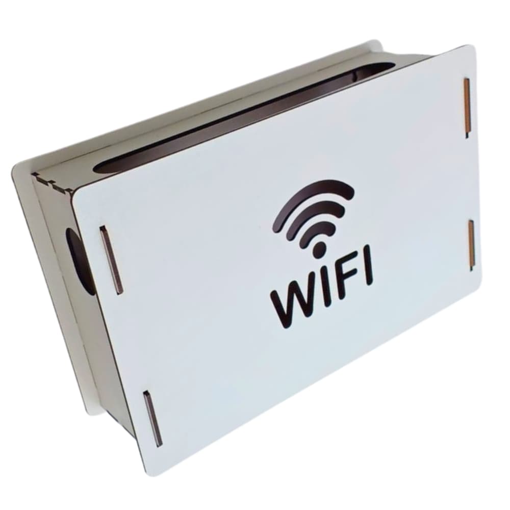 Suporte Para Roteador Wireless Organizador Wi-fi Decorativo Parede