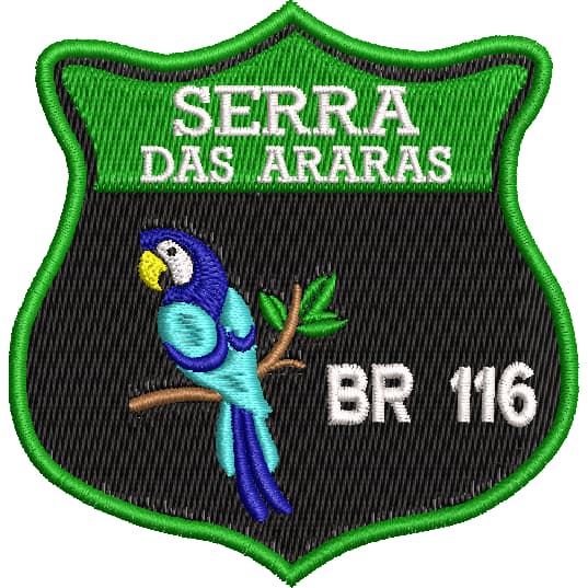 Patch Bordado Serra das Araras Pontos Turísticos Personalizados Colete Jaqueta Bolsa Mochila Motoclube Motociclista