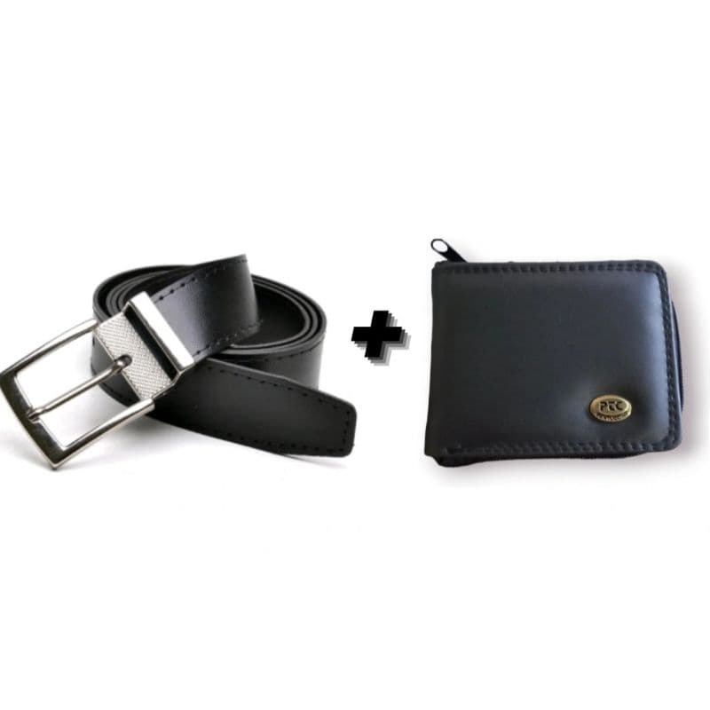 Kit Cinto + 1 Carteiras De Zíper (FRETE GRÁTIS COM CUPOM)