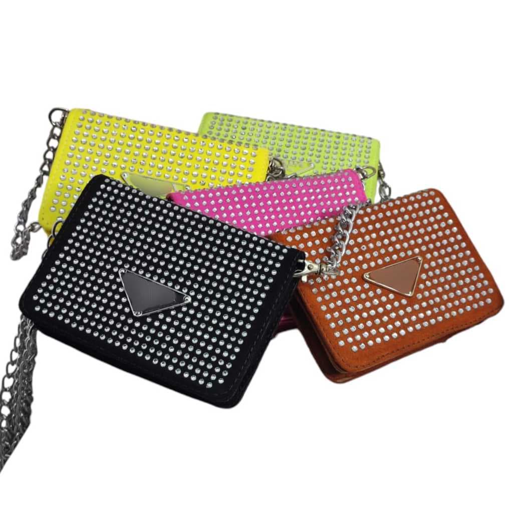 Bolsa Feminina Pequena Mini Bag Balada Festa Strass Brilho